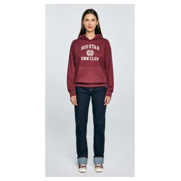 Hanorac cu logo brodat si buzunar cangur Merta 604