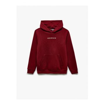 Hanorac cu text brodat