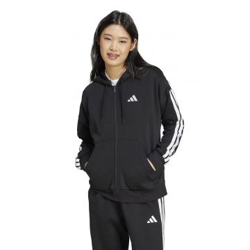 Hanorac din amestec de bumbac cu fermoar