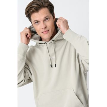 Hanorac din bumbac cu buzunar kangaroo