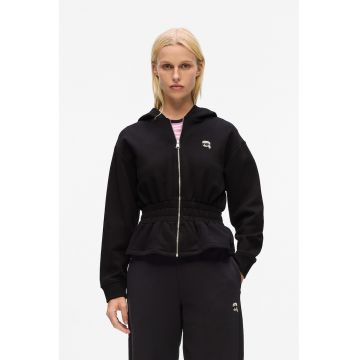 Hanorac din bumbac organic cu talie elastica