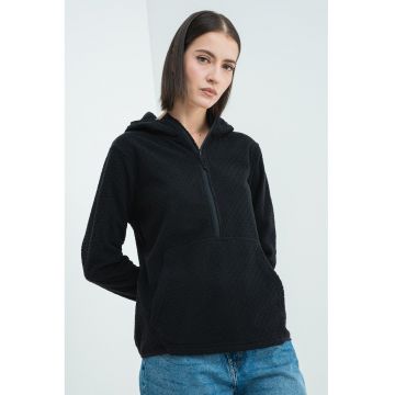 Hanorac din fleece cu fermoar scurt Metraya