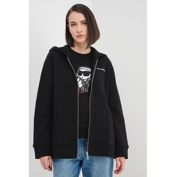 Hanorac lejer cu fermoar si buzunare