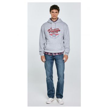 Hanorac lejer cu print vintage Luka 901