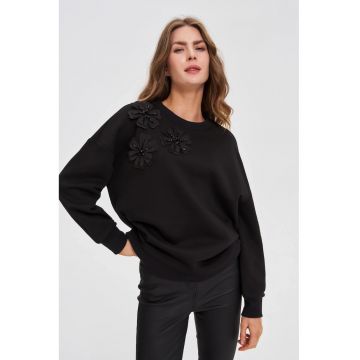 Hanorac negru stil urban