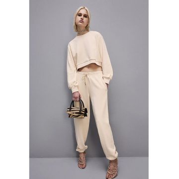 Hanorac regular-fit - asimetric cu decolteu rotund