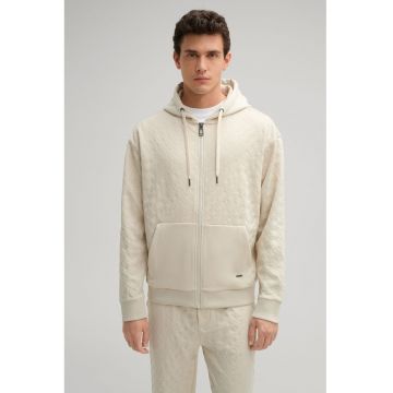 Hanorac regular fit cu inchidere prin fermoar