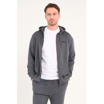 Hanorac relaxed fi cu fermoar