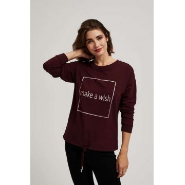 Hanorac simplu cu imprimeu