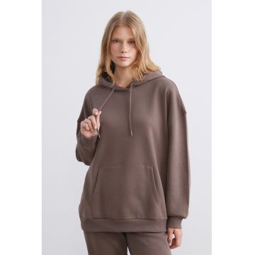 Hanorac supradimensionat cu buzunar kangaroo