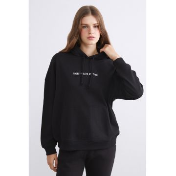 Hanorac supradimensionat cu buzunar kangaroo