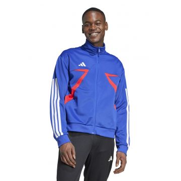 Jacheta cu fermoar si logo