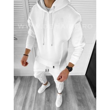 Hanorac barbati slim fit alb K157 P20-2.2