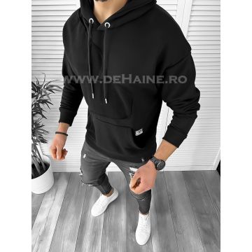 Hanorac barbati slim fit negru K004  D2-5.2