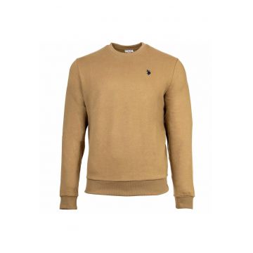 Bluza de trening cu broderie logo discreta