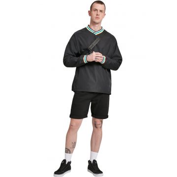 Bluza de trening cu decolteu in V si buzunare laterale