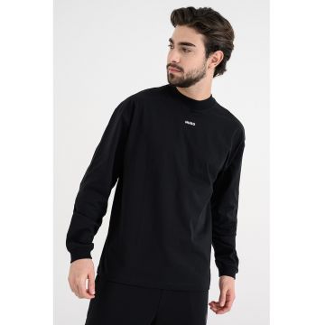 Bluza de trening cu decolteu la baza gatului Daposo