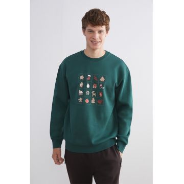 Bluza de trening cu decolteu rotund