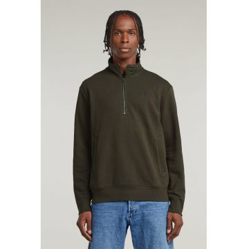 Bluza de trening cu fenta cu fermoar