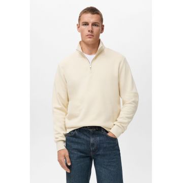 Bluza de trening cu fermoar scurt