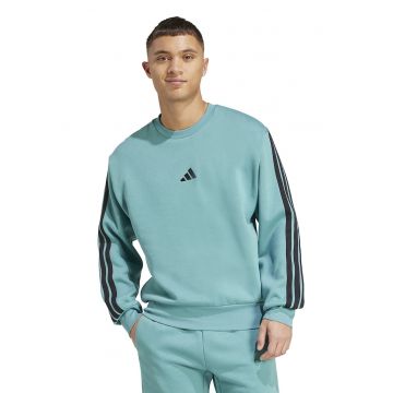 Bluza de trening din amestec de bumbac cu detaliu monograma