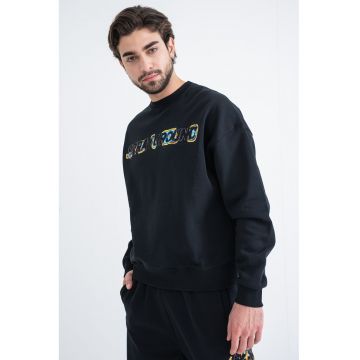 Bluza de trening din bumbac cu imprimeu logo pe piept