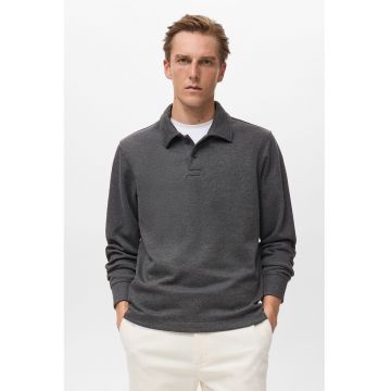 Bluza de trening polo cu model uni