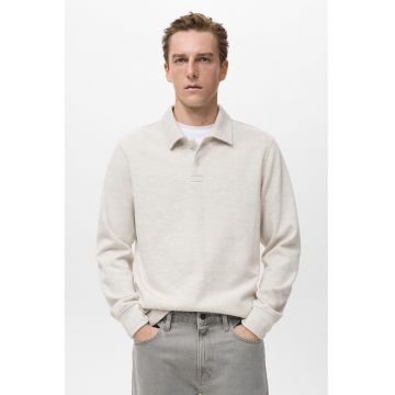 Bluza de trening polo cu model uni