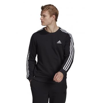Bluza sport cu decolteu la baza gatului Essentials 3-Stripes