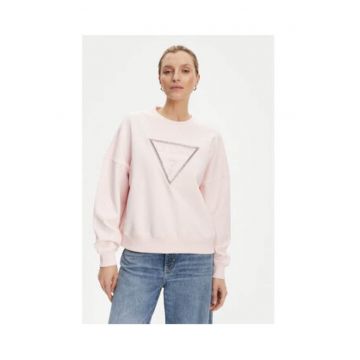 Bluzon din bumbac cu maneci cazute