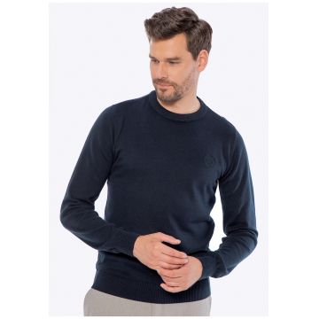 Hanorac barbati -  bumbac - bleumarin