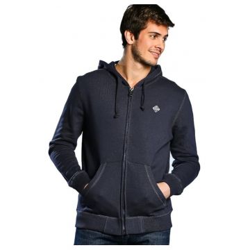 Hanorac barbati  cu fermoar - bumbac/poliester - bleumarin -