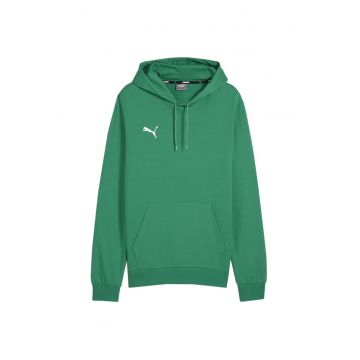 Hanorac barbati Puma Team Goal - verde - bumbac - gluga reglabila - buzunar mare