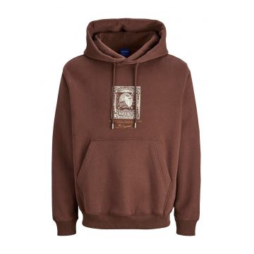 Hanorac cu buzunar kangaroo si imprimeu Grand