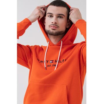 Hanorac cu buzunar kangaroo si logo