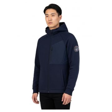 Hanorac cu buzunare multiple si fermoar -