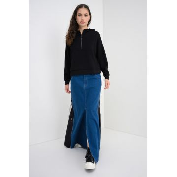 Hanorac cu fenta cu fermoar