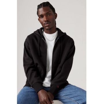 Hanorac cu fermoar si maneci cazute