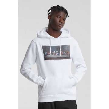 Hanorac cu imprimeu grafic si buzunar kangaroo