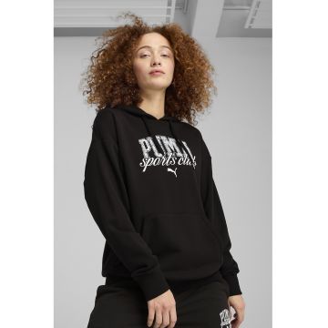 Hanorac cu logo si buzunar kangaroo