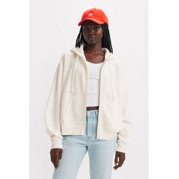 Hanorac cu maneci cazute - fermoar si buzunare oblice Everyday