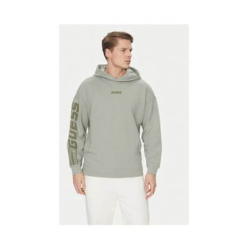 Hanorac cu maneci cazute si banda laterala logo