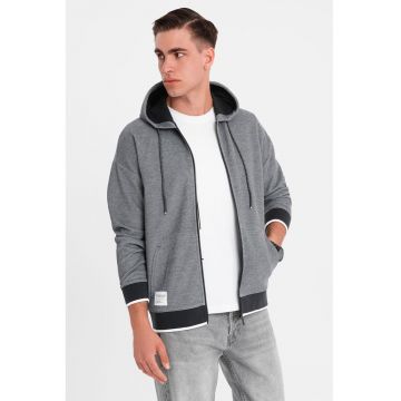 Hanorac cu maneci cazute si fernoar