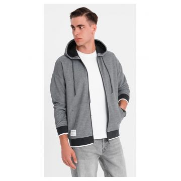 Hanorac cu maneci cazute si fernoar