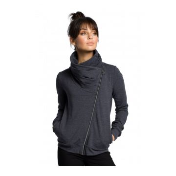 Hanorac dama - Bumbac/Elastan - Gri1