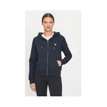 Hanorac din amaestec din bumbac cu snur -