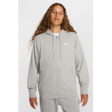 Hanorac din amestec de bumbac cu fermoar Club