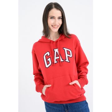 Hanorac din amestec de bumbac cu logo