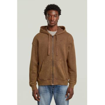 Hanorac din bumbac organic cu fermoar