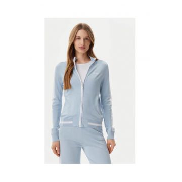 Hanorac din tricot cu detaliu logo